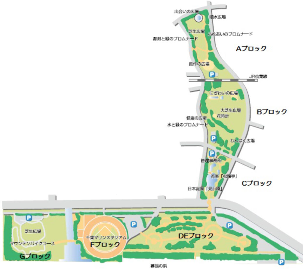 幕張海浜公園マップ