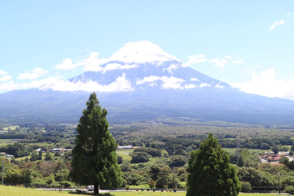 富士山YMCAグローバル・エコ・ヴィレッジから眺める富士山