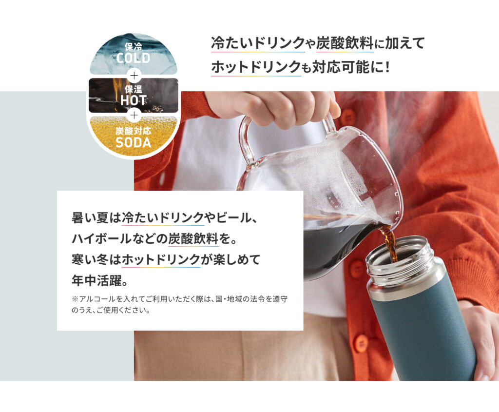真空断熱炭酸ボトルMKB-Tタイガー魔法瓶水筒